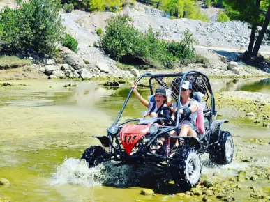 Side Rafting + Tazı Canyon + Zip-line + Buggy Safari Tour (4 in 1)